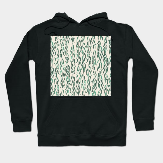 Willow Fronds by the Pond Hoodie by FrancesPoff